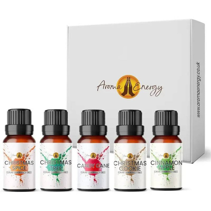 Christmas Cheer: Festive Fragrance Oil Set (5 × 10 ml)